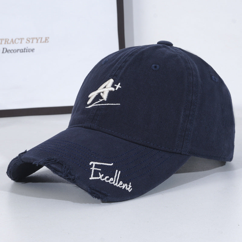 Fashionable Soft Ripped Cap