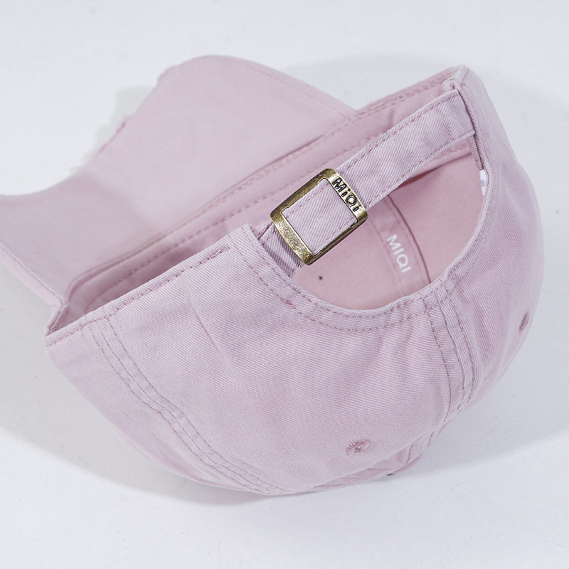 Fashionable Soft Ripped Cap