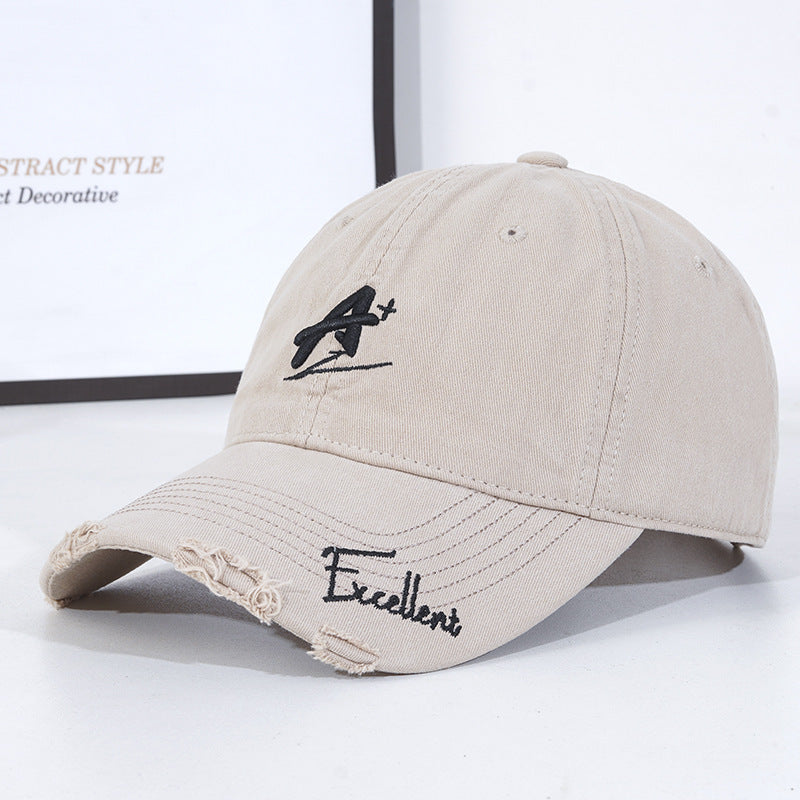 Fashionable Soft Ripped Cap