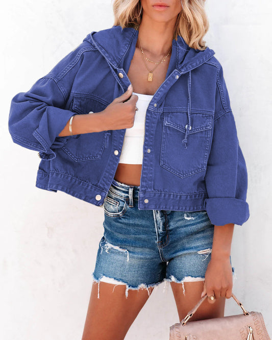 Dyed Washed Denim Jacket