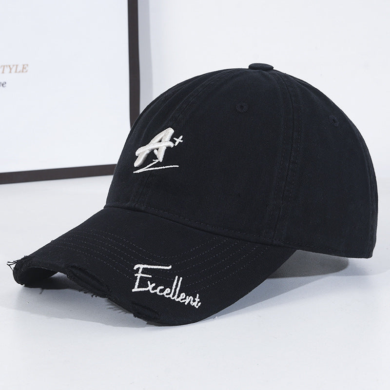Fashionable Soft Ripped Cap