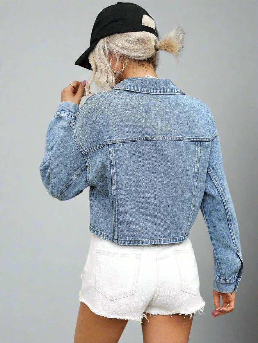 Fashion Loose Short Denim Jacket