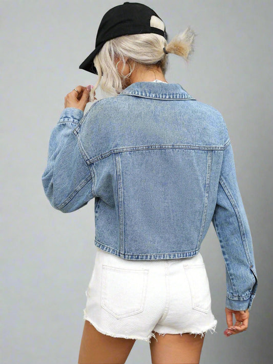 Fashion Loose Short Denim Jacket