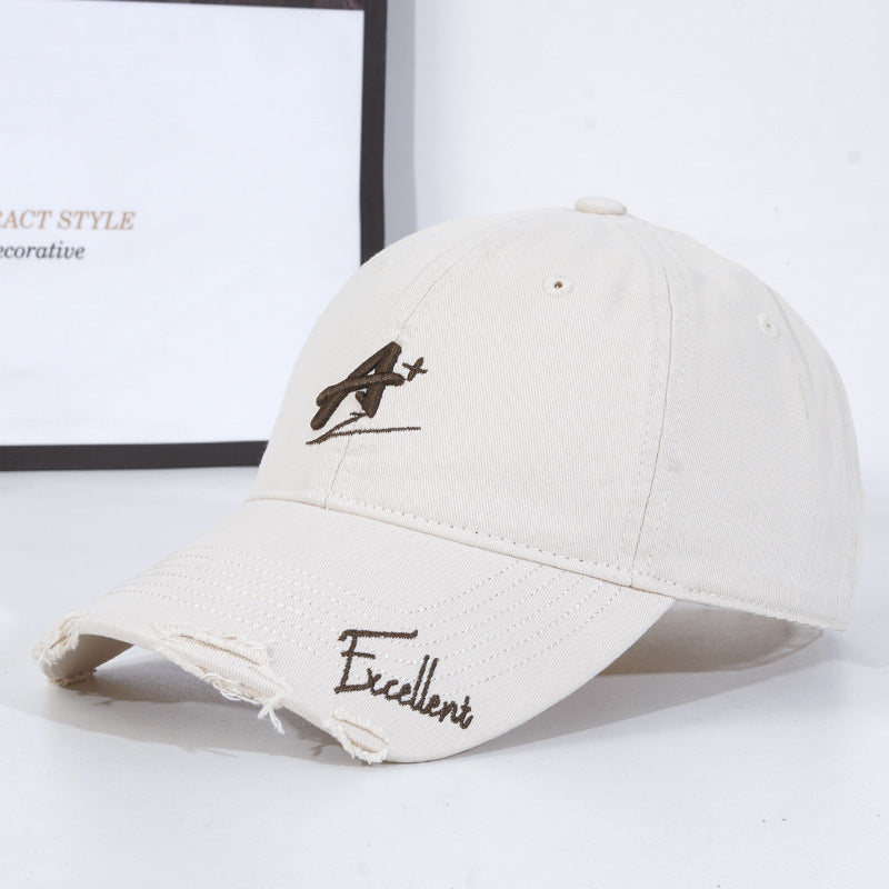 Fashionable Soft Ripped Cap